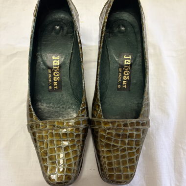 Pumps mit Kroko-Look