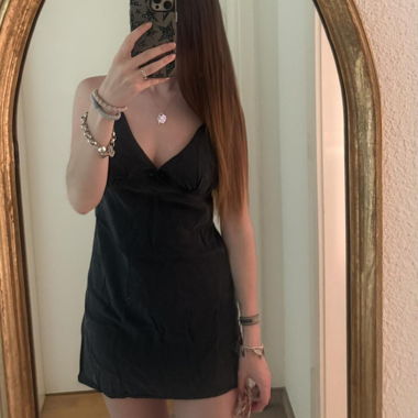 Zara black mini dress