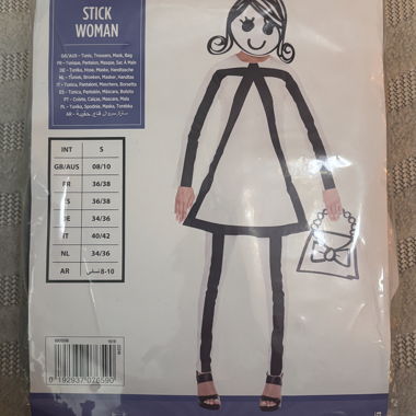 NEW Stick Woman Carnival Costume