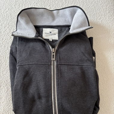 Sweat à capuche zippé Tom Tailor