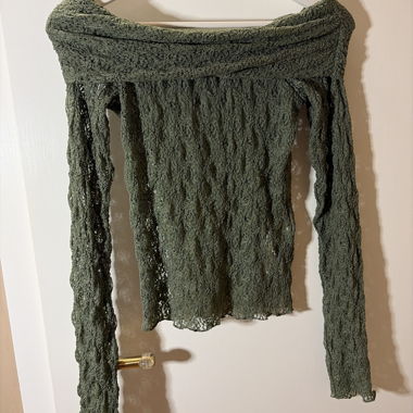 Green Lace Top