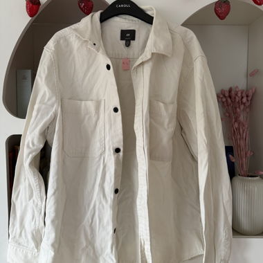 Chemise-overshirt H&M blanche