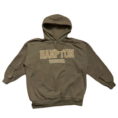 Hoodie Bershka Hampton beige