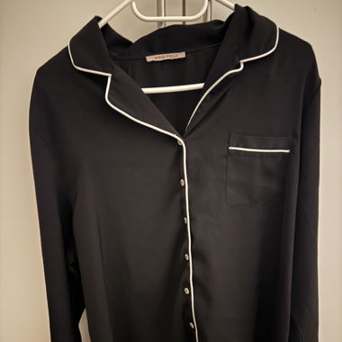 Anna Field Pyjama-Set Schwarz 