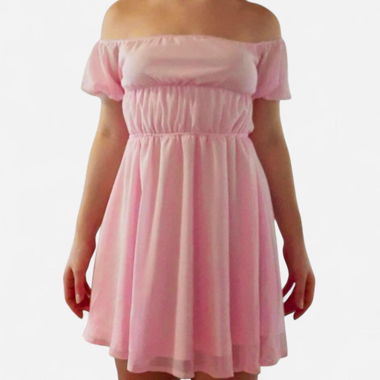 Schulterfreies Kleid