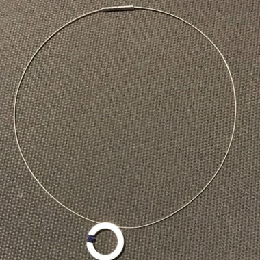 Ringanhänger Halskette