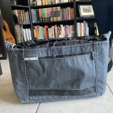 Tasche für Laptop 16 Zoll Schultasche Denim