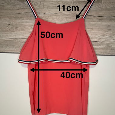 Top corallo - Stile fashion - taglia 5 (S/M)