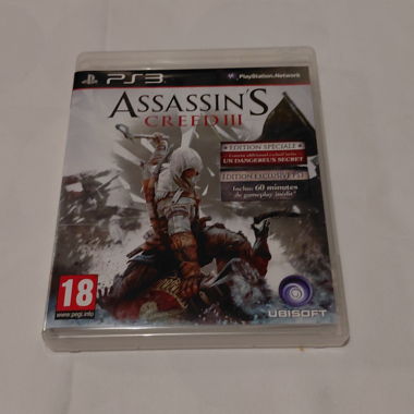 Assassin's Creed III PS3 ( French Version ) CD Like New