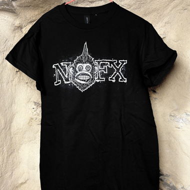 T-shirt NOFX, S, nera