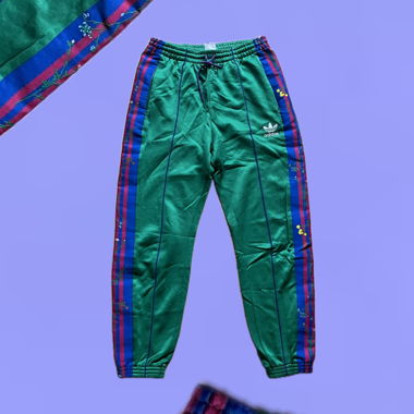 Green Adidas Track Pants