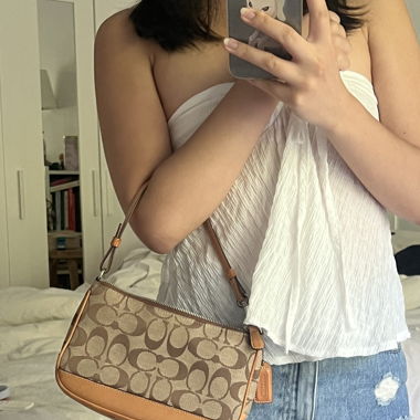 vintage coach wristlet pouch y2k