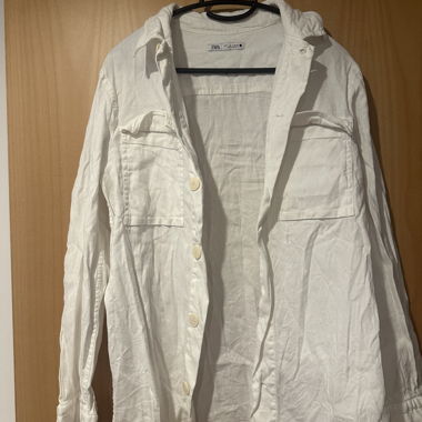 Zara Giacca-camicia bianca S