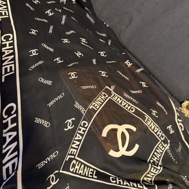 Black Chanel Scarf