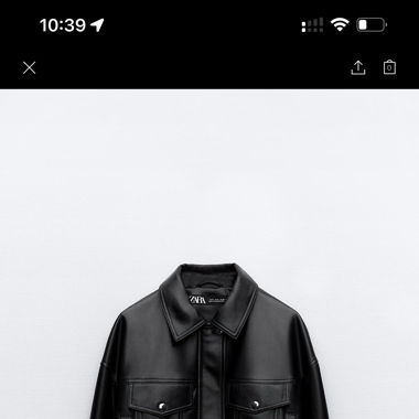 NEU: Lederjacke von Zara