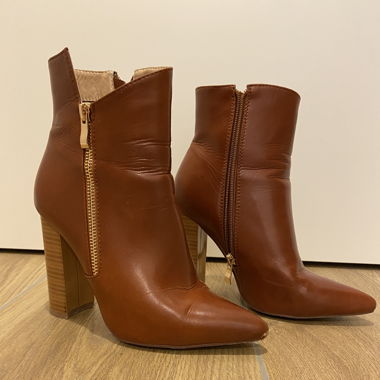 Stiefelette Kunstleder Gr. 37