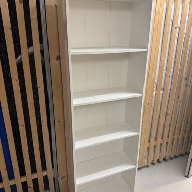 White IKEA BILLY shelf 