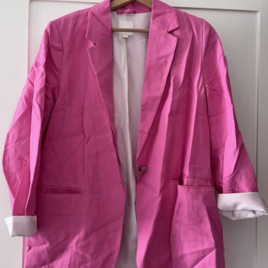 Light Pink Blazer Jacket