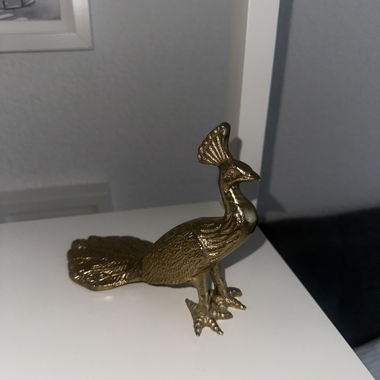 Statuette de Paon en Laiton