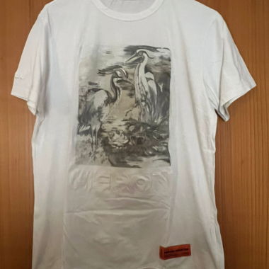 Weisses Heron Preston T-Shirt mit Print