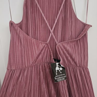Pink Pleated Jumpsuit