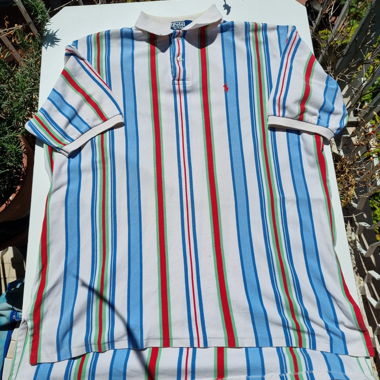 Polo rayé Ralph Lauren XL