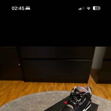 Nike Air Jordan 3 black cement 2016 (vintage look)