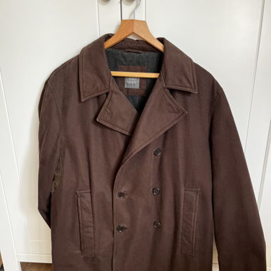 Vintage Herren Mantel Braun