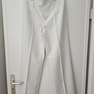 Pantalon crème pour femme