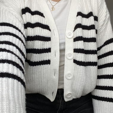 Strick Jacke
