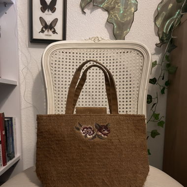 vintage embroidery handbag