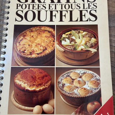 Livre de recettes Betty Bosse gratin
