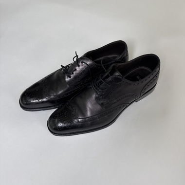 Chaussures habillées en cuir noir BOSS
