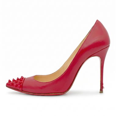 Escarpins Christian Louboutin Pigalle Spikes EU 37 Rouge
