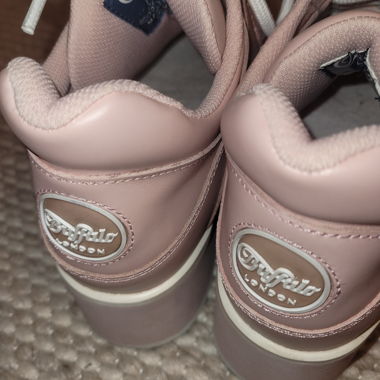 Rising Towers Sneaker aus Nappaleder baby pink