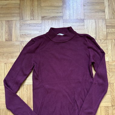 Pull bordeaux 