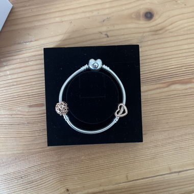 Pandora Silver-Tone Charm Bracelet