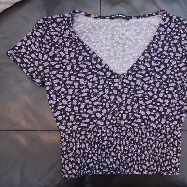 Haut floral d'été - Summer crop top