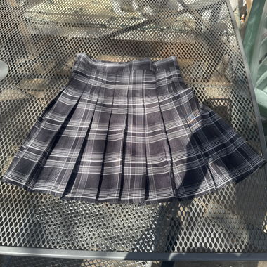 Gonna mini dell’uniforme scolastica