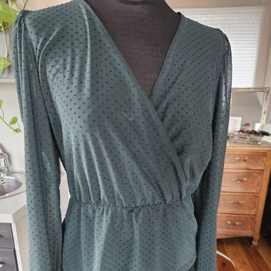 Langarm Bluse