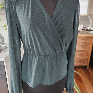 Langarm Bluse