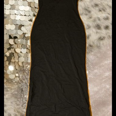 Schwarzes Maxi Kleid 