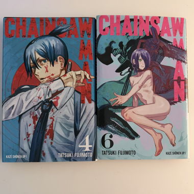 Chainsaw Man vols. 4 and 6 French manga