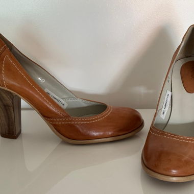 Lackleder Vintage Pumps Heels