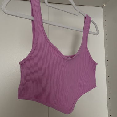 Crop top rose Zara 