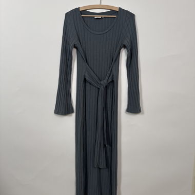 Mamalicious Maternity ribbed wrap dress