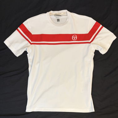 T-shirt Sergio Tacchini Bianco/Rosso Taglia M