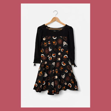 Halloween-Print-Kleid - Banned