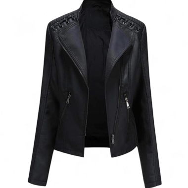 Veste noire à lacets