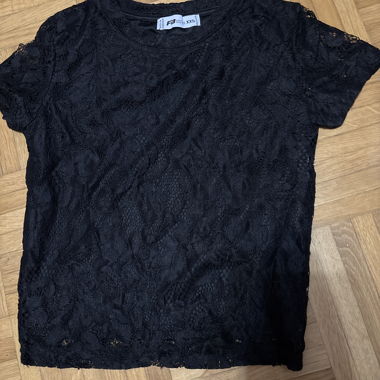 Black Lace T-Shirt